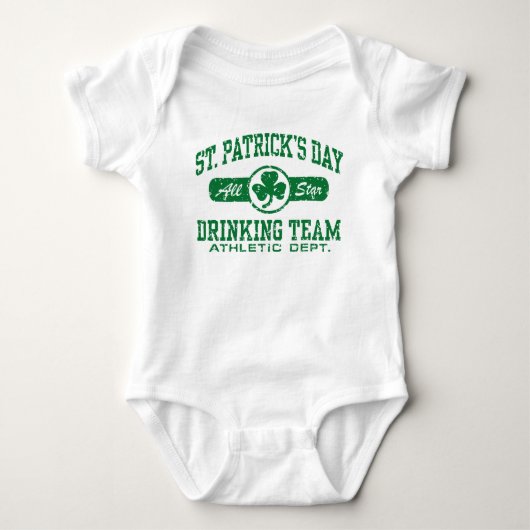 T-shirt L'équipe de boisson de la Saint-Patrick (Devant)