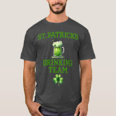 T-shirt L'équipe de boisson de St. Patrick (Devant)