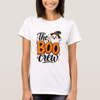 T-shirt L'équipe de fantômes orange Halloween
