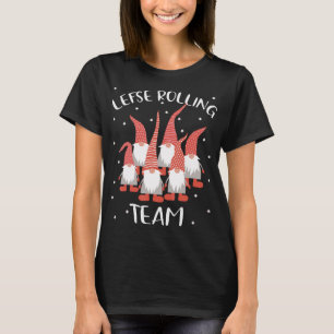 T-shirt L'équipe de gauche de Dieu Jul Gnome Xmas