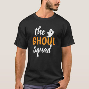 T-shirt L'équipe de goules Halloween orange pour la famill