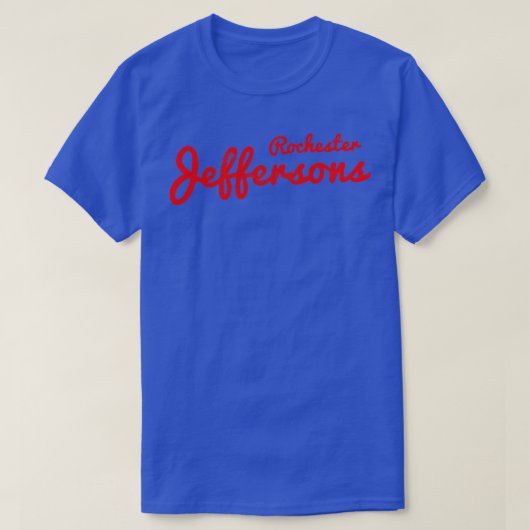 T-shirt L'équipe de Rochester Jeffersons s'est évanouie (Design devant)
