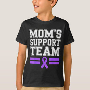 T-shirt L'équipe de soutien de maman, famille, sensibilisa