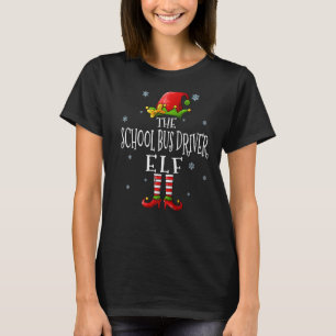 T-shirt L'équipe d'elfes du chauffeur d'autobus scolaire q