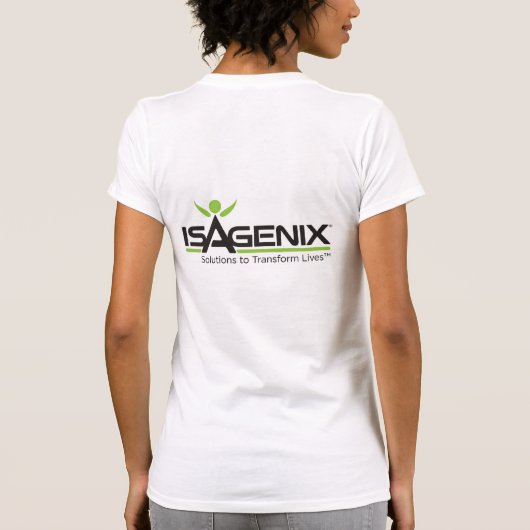T-shirt L'équipe d'Isagenix activent la pièce en t (Dos)