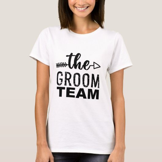 T-shirt L'équipe du marié (Devant)