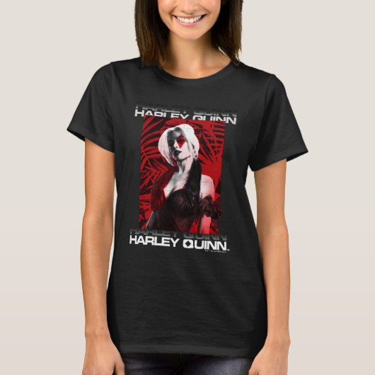 T-shirt L'équipe du suicide | Harley Quinn Portrait de la  (Devant)