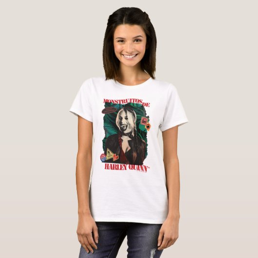 T-shirt L'équipe du suicide | Harley Quinn Winking (Devant entier)