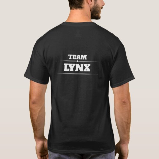 T-SHIRT L'ÉQUIPE LYNX A RETOURNÉ (Dos)