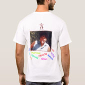 T-shirt L'équipe me colorent rose (Dos)