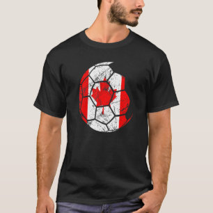 T-shirt L'Équipe Nationale De Football Du Canada Appuie Le
