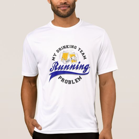 T-shirt L'équipe potable a le Sport-Tek courant solides (Devant)