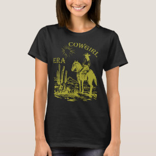 T-shirt L'ère de la fille, Occident Vintage inspiré