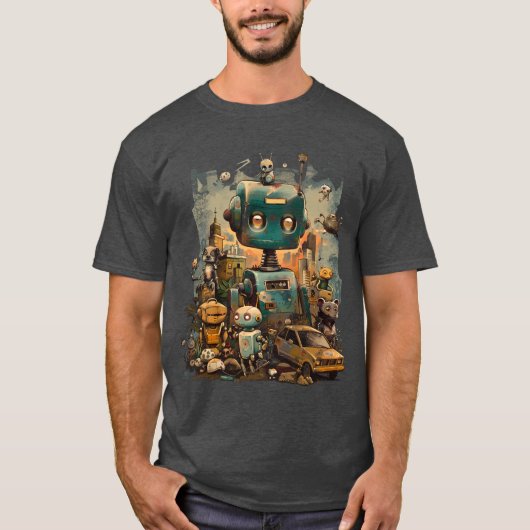 T-shirt L'ère des robots (Devant)