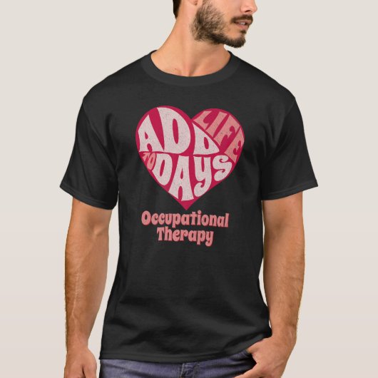 T-shirt L'ergothérapeute OT Therapy OTA Valentine's (Devant)