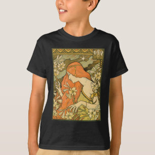 T-shirt L'Ermitage Française Nouveau Femme dans le champ d