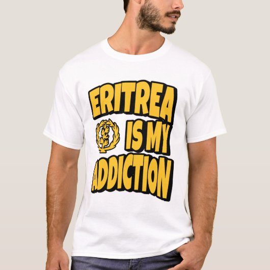 T-shirt L'Erythrée est ma dépendance Love L'Erythrée Drape (Devant)