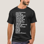 T-shirt Les 20 Primarchs - Empereurs Sons 40k Print Classi (Devant)