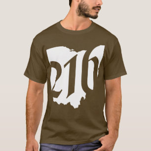 T-shirt Les 216 Représentent Ohio TDdesign
