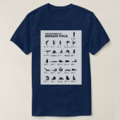 T-shirt Les 26 Poses De Bikram Yoga (Design devant)