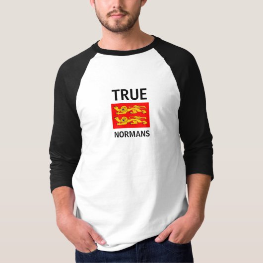 T-shirt "Les 2 léopards normands" "True Normans" (Devant)