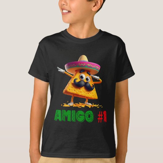 T-shirt Les 3 Amigos Cinco De Mayo Amigo #1 Groupe Ma (Devant)