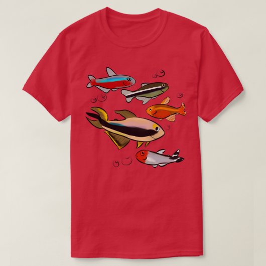 T-shirt Les 5 Tetras (Design devant)