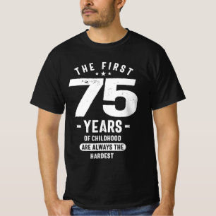 T-shirt Les 75 premières années - 75e anniversaire
