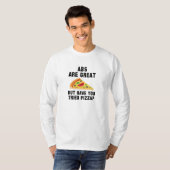 T-shirt Les abdos sont géniaux (Devant entier)