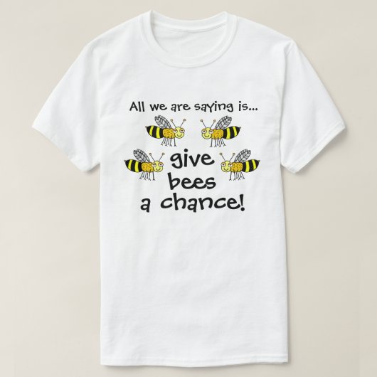 T-shirt  Les abeilles (Design devant)