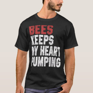 T-shirt Les Abeilles Gardent Mon Coeur Pompage Sauve Les A
