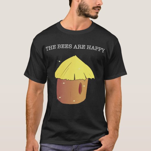 T-shirt Les Abeilles Sont Heureuses Valheim (Devant)