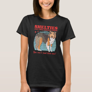 T-shirt Les Abris Sont Comme Le Propriétaire De Chien Shet