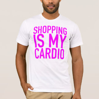 T-shirt Les achats sont mon cardio-