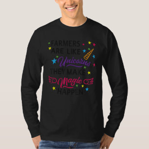 T-shirt Les Agriculteurs Sont Comme Des Unicornes Ils Font