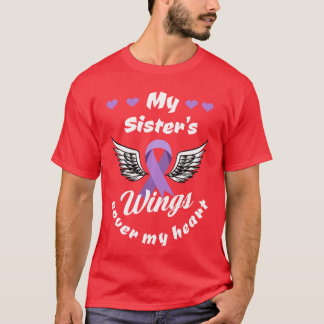 T-shirt Les ailes de ma sœur recouvrent ma prise de consci