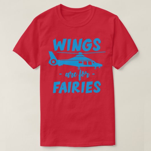T-shirt Les ailes sont pour les fées (Design devant)