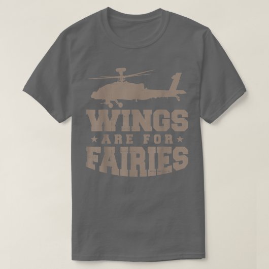 T-shirt Les ailes sont pour les fées (Design devant)