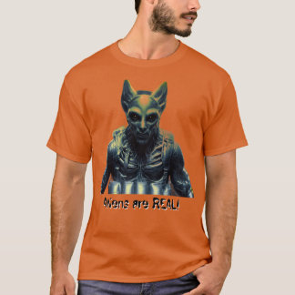 T-shirt Les aliens sont RÉELS !