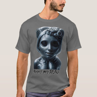 T-shirt Les aliens sont RÉELS !