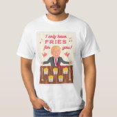 T-shirt Les aliments de préparation rapide drôles de (Devant)