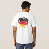 T-shirt Les Allemands font le tour du monde (Dos entier)