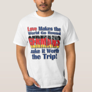 T-shirt Les Allemands font le tour du monde
