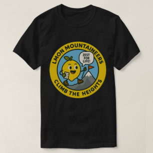 T-shirt Les Alpinistes Du Citron Montent Les Hauteurs