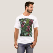T-shirt Les amateurs de café Café, (Devant entier)