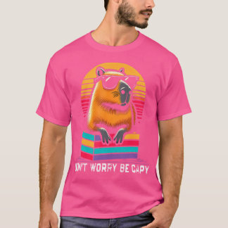 T-shirt Les Amateurs De Capybara Ne S'Inquiètent Pas D'Êtr