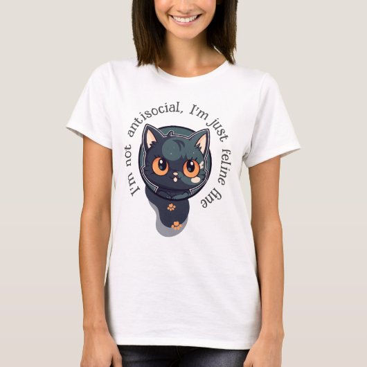 T-shirt Les amateurs de Charming Chat (Devant)