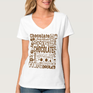 T-shirt Les amateurs de chocolat Police Chemises Jumble