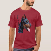 T-shirt Les amateurs de Doberman (Devant)
