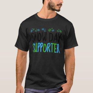 T-shirt Les Amateurs De La Saison De Neige Fier Supporter